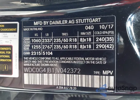 2018 Mercedes-Benz Glc 300 z USA, uszkodzony, nr VIN WDC0G4JB1JV042372
